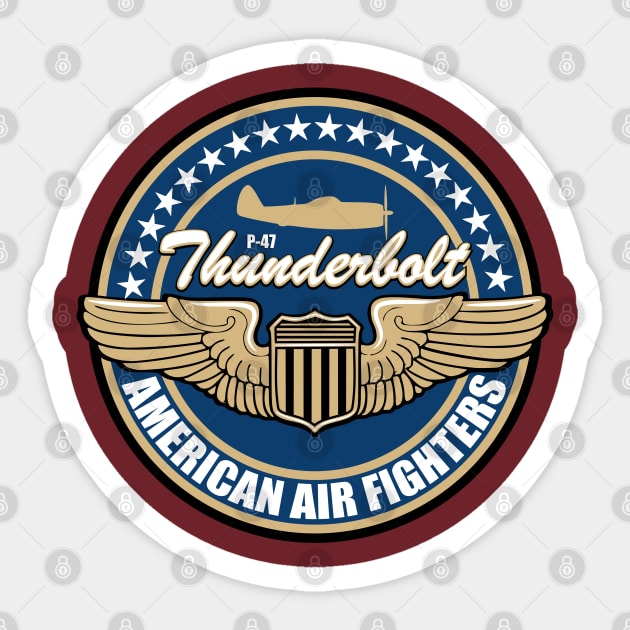 P-47 Thunderbolt Sticker by TCP